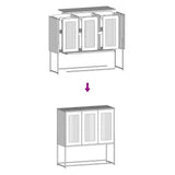 Sideboard Pink 100.5x39x107 cm Cold-rolled Steel 853405