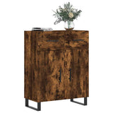 Sideboard Smoked Oak 69.5x34x90 cm Engineered Wood 828009