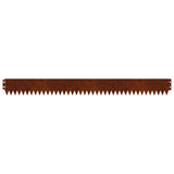 Lawn Edging 20 pcs 103 x 10 cm Steel Rusty 8008445