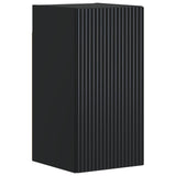 3 Piece Bathroom Cabinet Set ARNHEM Black Engineered Wood 3417766