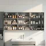 Bathroom Cabinet Set 3 pcs 120 x 10.5 x 60.5 cm Engineered wood 3403733