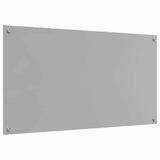 Kitchen Backsplash Light Grey 110 x 60 cm Tempered Glass 42001306