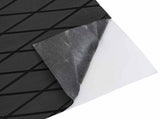 Boat Mat Striped Dark Grey and Black 190 x 70 cm EVA 42052313