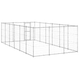 Outdoor Dog Kennel Galvanised Steel 21,78 m 3082328