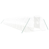 Greenhouse with Steel Frame White 54 m² 18x3x2 m 3188057