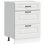 Kitchen Base Cabinet Kalmar White Engineered Wood 854279