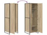 Warderobe with Storage Sonoma 50 x 50 x 200 cm Engineered Wood 3403017