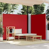 Retractable Side Awning Red 180x600 cm 318005