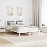 Bed Frame with Upholstered Headboard Light Grey 120 x 190 cm 878278
