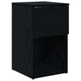Bed Cabinet 2 pcs Black Oak 29 x 31.5 x 49 cm Engineered Wood 8001100