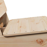 Garden Chairs 2 pcs 60x64x70.5 cm Solid Wood Pine 859312