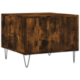 Coffee Tables 2 pcs Smoked Oak 50x50x40 cm Engineered Wood 829391