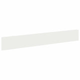 Lawn Edging 20 pcs 100 x 15 cm Steel White 8008816