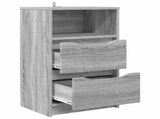 Bedside Table Grey Sonoma 40 x 30 x 467 cm Engineered Wood 888919