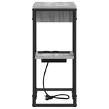 Bedside Cabinet Grey Sonoma 41.5 x 26 x 60.5 cm Engineered Wood 859593