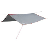 Camping Tarp Grey and Orange 500x294 cm Waterproof 94672