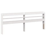 Bed Frame without Mattress White 140x200 cm Solid Wood Pine 3306889