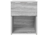 Bed Cabinet 2 pcs Grey Sonoma 29 x 31.5 x 49 cm Engineered Wood 8001108