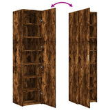 Highboard Smoked Oak 45x42.5x185 cm Engineered Wood 3281410