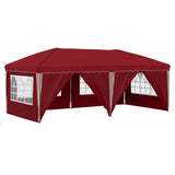 Pop-up Party Tent 575 x 288 x 245 cm Burgundy 42019807