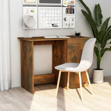 Desk Smoked Oak 100x50x76 cm Engineered Wood 815420