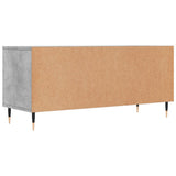 TV Cabinet Concrete Grey 100x34.5x44.5 cm Engineered Wood 831232