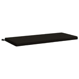 2-Piece Bench Cushions SOEST 2 pcs 100% Polyester Black 949327