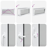 Basement Window "RISOR" 120x60 cm Tilt&Turn DIN Right Anthracite 4108461