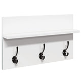4 Piece Hallway Furniture Set White Engineered Wood 847919