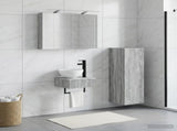 Bathroom Cabinet Set 4 pcs Grey Sonoma Engineered Wood 3407364