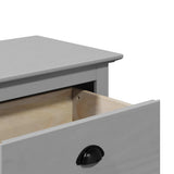 Hallway Bench BODO Grey 114x40x45 cm 4016871