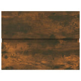 Sink Cabinet Smoked Oak 60x38.5x45 cm Engineered Wood 815648