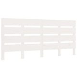 Bed Frame without Mattress White 200x200 cm Solid Wood Pine 3120153