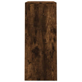 Shoe Cabinet Smoked Oak 60x35x84 cm Engineered Wood 815417