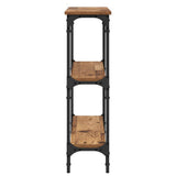 Console Table Old wood 100 x 22.5 x 75 cm Engineered Wood 883503