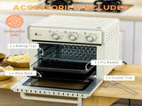 20L 90-230&degC Mini Electric Oven - Cream T3398P549412
