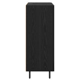 Sideboard Black Oak 69.5 x 34 x 90 cm Engineered Wood 881479