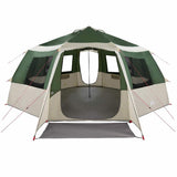 Cabin Tent 12-Person Green and Grey 500 x 500 x 294 cm 42004056