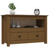 TV Cabinet Honey Brown 79x35x52 cm Solid Wood Pine 821500