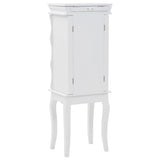 Free Standing Jewelery Cabinet White 246959