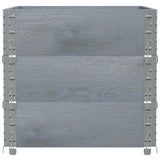 Garden Planter Grey 80x60 cm Solid Wood Pine 3295421