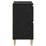 Sideboards 2 pcs Black Oak 60 x 35 x 70 cm Engineered Wood 3415604
