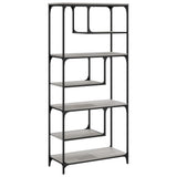 Bookcase Grey Sonoma 81x36x176 cm Engineered Wood 836226