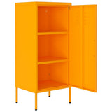 Storage Cabinet Mustard Yellow 42.5x35x101.5 cm Steel 336191