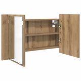 Bathroom Mirror Cabinet with Shelf Artisan Oak 80 x 12 x 45 cm 886227