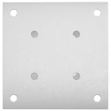 Round Ground Anchor 4 pcs Silver 15 x 15 x 15 cm Metal 42030122