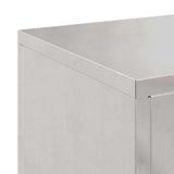 Plant Stand 2 pcs Silver 24 x 24 x 35 cm Stainless steel 865810