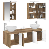Bathroom Cabinet Set 5 pcs Artisan Oak Engineered Wood 3406478