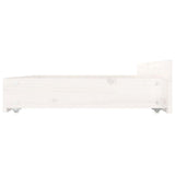 3103560 Bed Frame without Mattress with Drawers White 140x200 cm