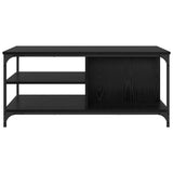 Coffee Table Black Oak 100 x 50 x 45 cm Engineered Wood 886242